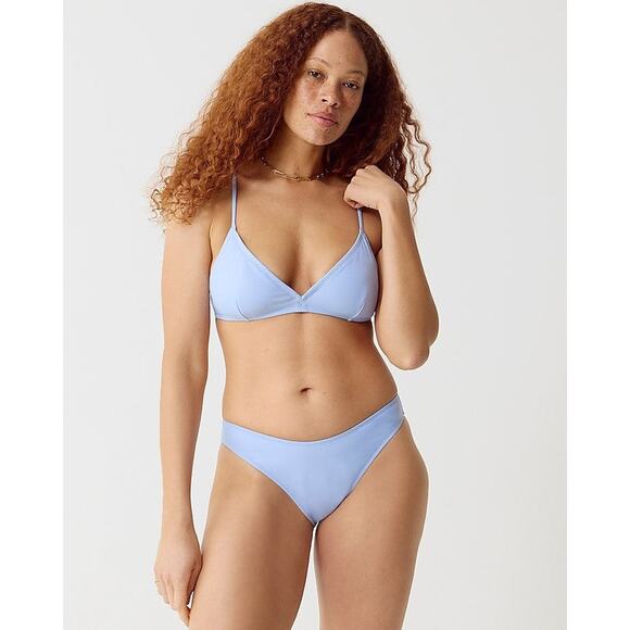 Jcrew French Bikini Top Blue Mist - M - Picture 2 of 5